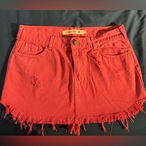 Coral Jeans skirt